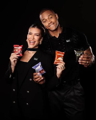 Embaixadores Topway com snacks proteicos